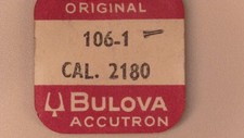 X1 TUBE MONTRE BULOVA ACCUTRON 2180 PART.106-1