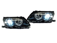 2 PHARE FEUX AVANT ANGEL EYES BMW E46 BERLINE PH2 XENON 320 330 d 320d 330d 318d