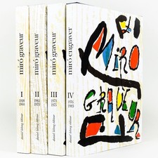 miro graveur 4 volumes (dont 8 bois gravés originaux)