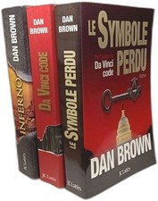 Le symbole perdu + Da Vinci Code + Inferno --- 3 livres | Dan Brown | Bon état