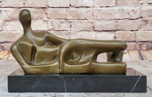 Sculpture bronze abstraite - bronze,