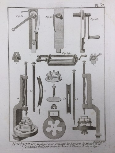 Horlogerie 1765 outils - horlogerie,
