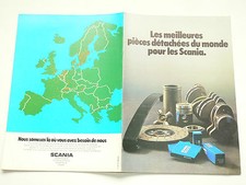 Prospectus  Camion SCANIA Pièces détachées  1978     catalogue  brochure  truck