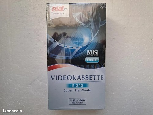 Cassette vhs vierge real - vierge,