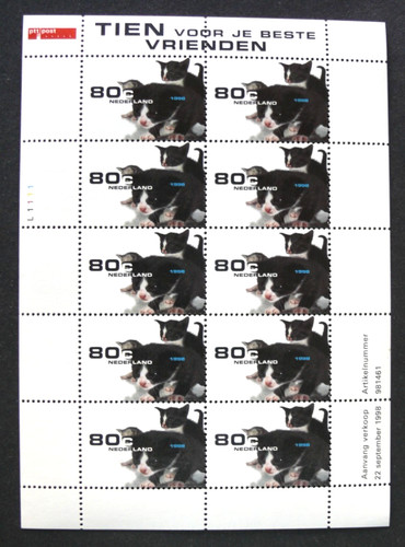 Timbres des pays bas 1998 - timbres,