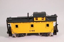 LE4037 TENSHODO Ho 1/87 Wagon queue US wide vision wood caboose DM&IR C-55