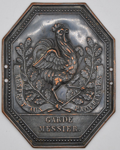 Plaque métier garde - métier,