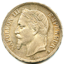 magnifique 5 francs argent