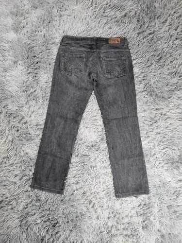 Jeans droit femme brodé - , y2k