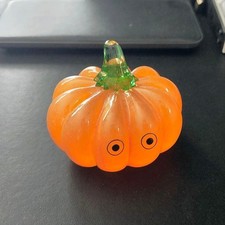 Figurine en verre citrouille