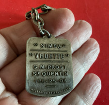 porte clefs Automobile SIMCA VEDETTE - Garage GM Prost St Quentin- Keychain