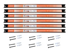 6x Barre Magnétique 46cm SECURA – Porte-Outils Mural avec Vis & Chevilles 