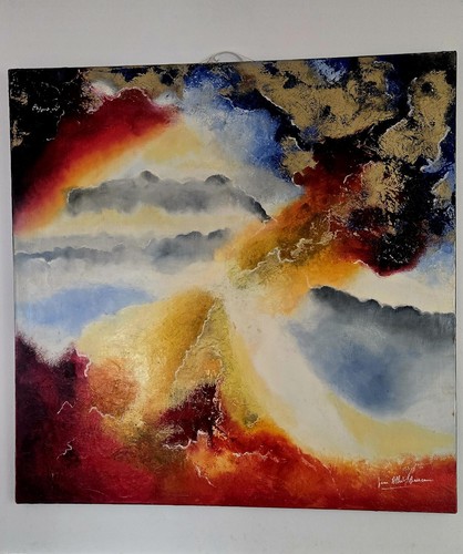 Cette œuvre est une - , peinture