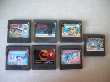 Lot de 7 jeux SEGA Game Gear