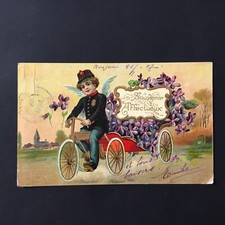 CPA Ancienne 1907 Ange Facteur
