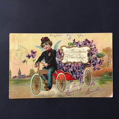 Cpa ancienne 1907 ange - cpa,