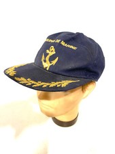 Ancienne casquette Militaire de Vétéran troupes de Marine