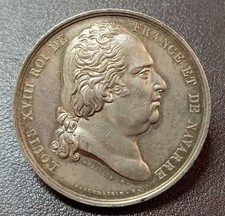 JETON LOUIS XVIII 1821 CHAMBRE