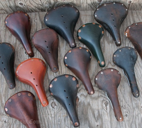 Vintage brooks roadbike - vintage, saddle