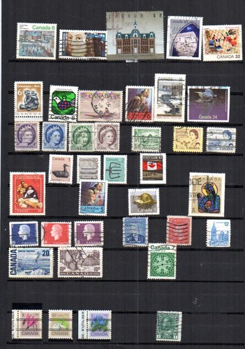 Canada beau lot timbres - de,
