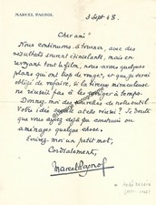 PAGNOL (Marcel) écrivain, producteur et réalisateur français (1895-1974) 