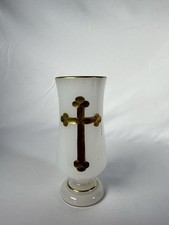 Vase en verre soufflé moulé