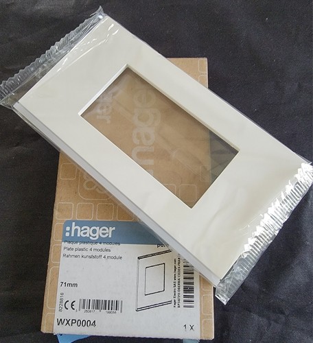 Hager wxp0004 plaque plastique - wxp0004,