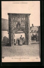 CPA Saint-Seauves, Portique 