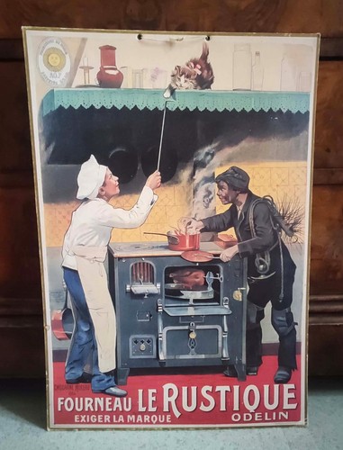 Ancien carton publicitaire - , le