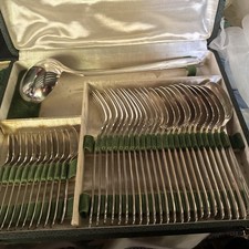 Ménagère Couverts argenté Art Déco # Ercuis  Christofle 37 Pièces 1970