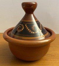 ? Pot à épices artisanal marocain avec couvercle – Poterie DOUNATE Marrakech