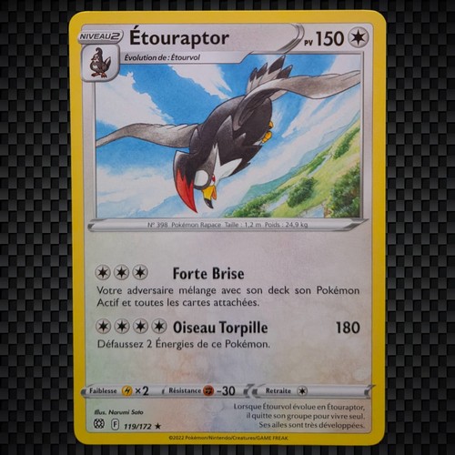 Cartes pokémon étouraptor - cartes, :
