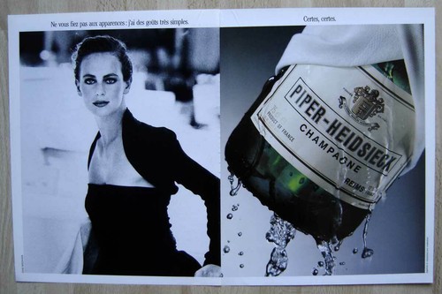 Publicité papier champagne - publicité,
