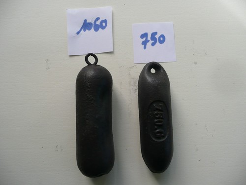 Lot anciens poids horloge - de,