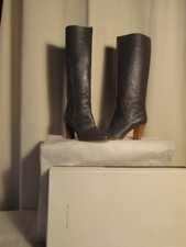 Bottes Marc by Jacobs cuir craquelé violet 36