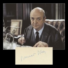 Bernard Blier (1916-1989) - Acteur français - Page signée en personne + Photo