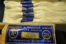 ECHEVETTES COTON à BRODER DMC