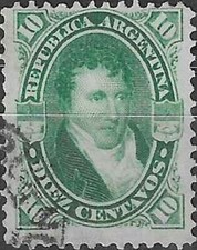 Timbre Argentine 19 o -