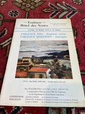 Vente Toulouse Tableaux Modernes 1976…PESKE SEYSSAUD GEN PAUL OLIVE… Rare