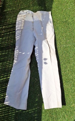 Pantalon bourgeron toile écru - toile,