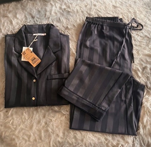 Pyjama long rayures bleu - pyjama, à