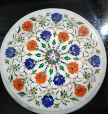 Table D'Angle En Marbre Avec
