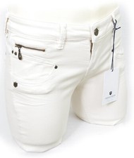 Freeman T Porter jeans femme Alexa blanc cassé beige slim fit 7/8 cropped