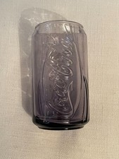 COCA COLA VERRE DESIGN CANETTE COLLECTOR - Violet - McDO MC DONALD'S