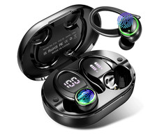 Écouteurs Bluetooth Intra-Auriculaires Stéréo HiFi Ecran LED 4 Mics IP7...