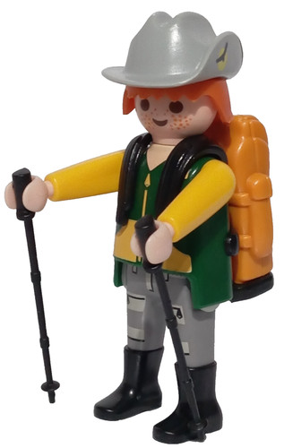 Playmobil figurine randonneur - figurine,
