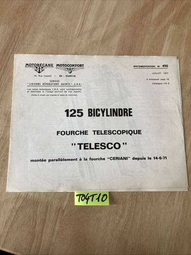 Note technique 1971 - note,