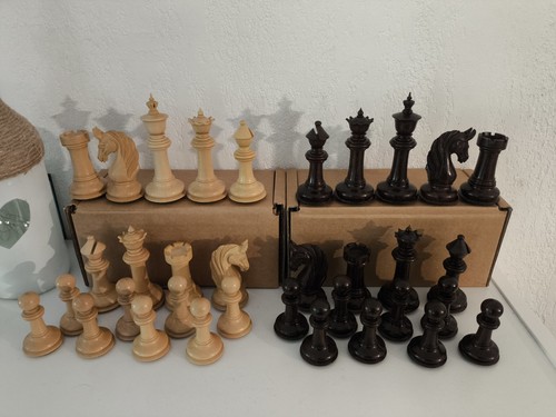 Staunton luxury chess set - luxury,
