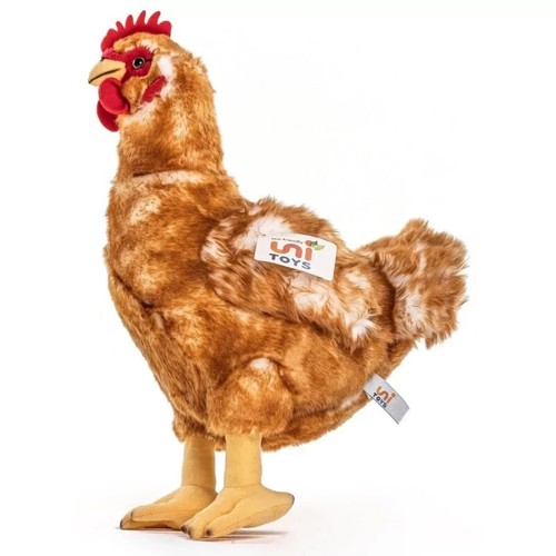 Peluche poule rousse cm - peluche,