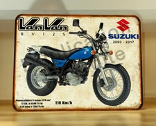Plaque métal  Suzuki 125 Van